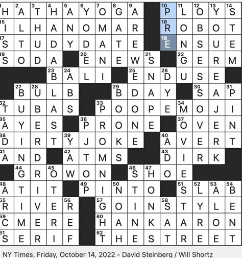 There are a total of 1 crossword puzzles on our site and 165,141 clues. The shortest answer in our database is KEN which contains 3 Characters. Im Just __: song sung by Ryan Gosling in Barbie is the crossword clue of the shortest answer. The longest answer in our database is YOUDESERVEABREAKTODAY which contains 21 Characters.